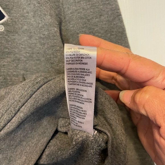 Kid 👦🏻/👧🏻NC Tar Heels Nike☑️Primary Logo Club Pullover Hoodie Sz 6 - Picture 3 of 6